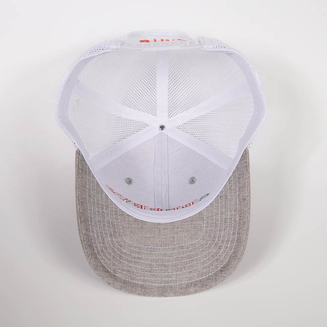 Custom Cotton 6 Panel Embroidery Logo Wide Brim Men Women Mesh Cap Trucker Hat