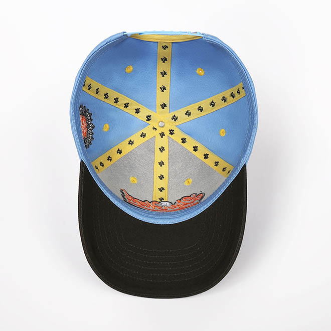 Custom 6 Panel Cotton 2 Tone Embroidery Logo Men Women Hat Baseball Cap