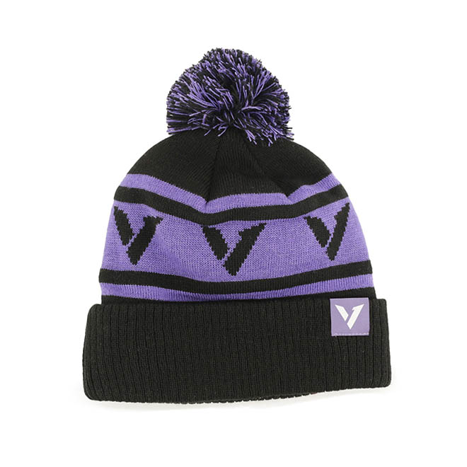 Custom Design Knitted Cap Men Embroidery Logo Woven Label Winter Hat