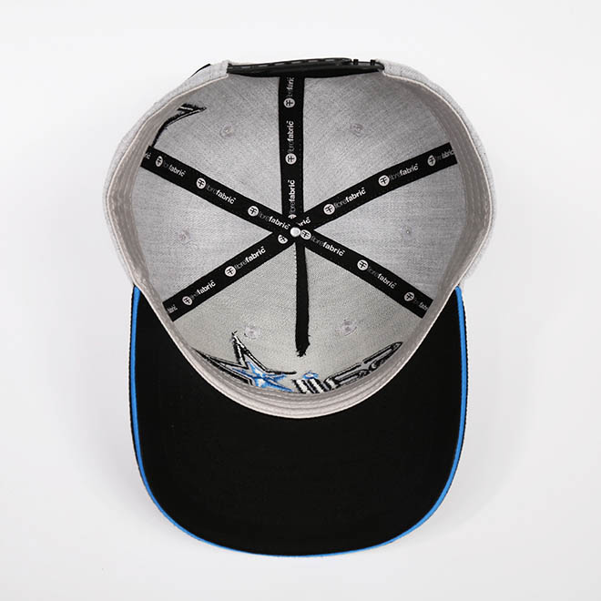 Customise 5 Panel Acrylic 3D Embroidery Logo Printed Sandwich Brim Baseball Cap