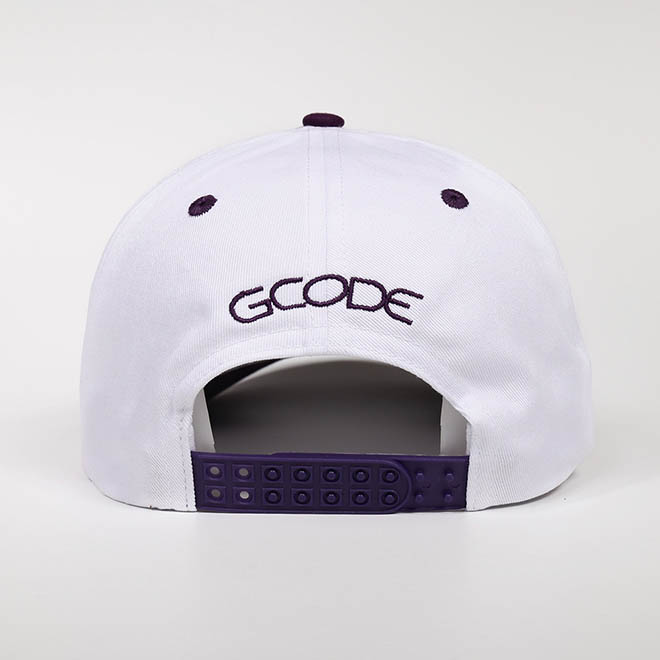 Custom Design 5 Panel Cotton Two Tone 3D Embroidery Logo Hat Baseball Cap