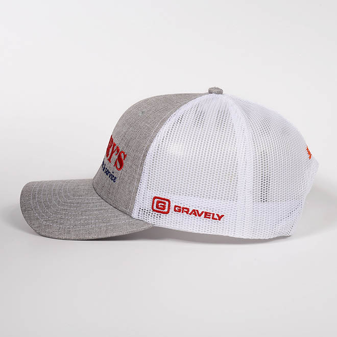 Custom Cotton 6 Panel Embroidery Logo Wide Brim Men Women Mesh Cap Trucker Hat
