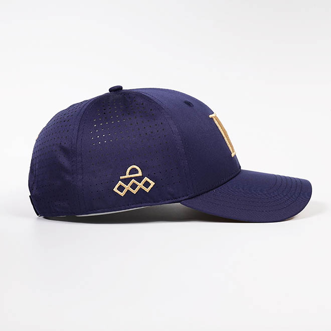 Custom 5 Panel Polyester Laser Cut Hole 3D Embroidery Logo Baseball Cap