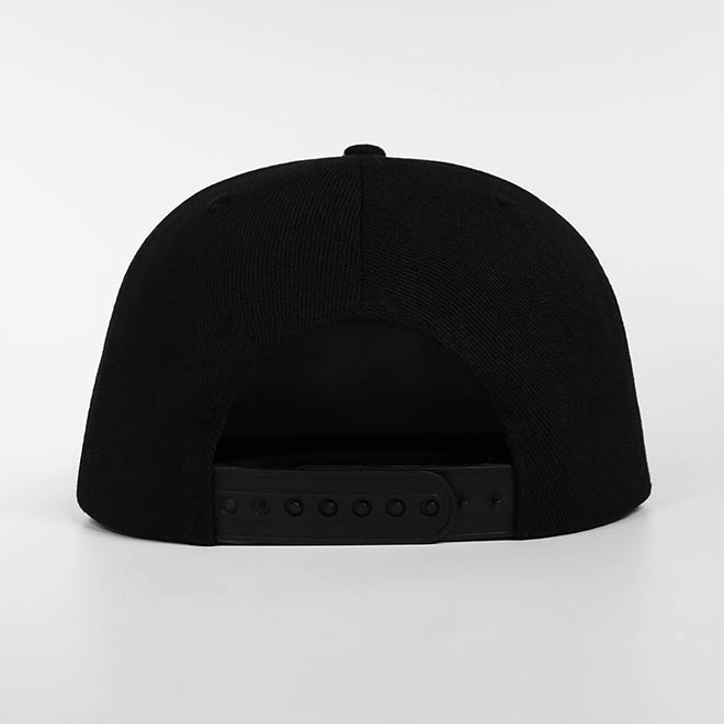 Custom Cotton 6 Panel 3D Embroidery Logo Hip Hop Hat Flat Brim Snapback Cap