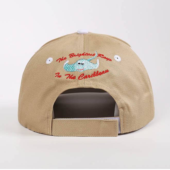 Custom 6 Panel Cotton Embroidery Logo Curved Brim Hat Baseball Cap