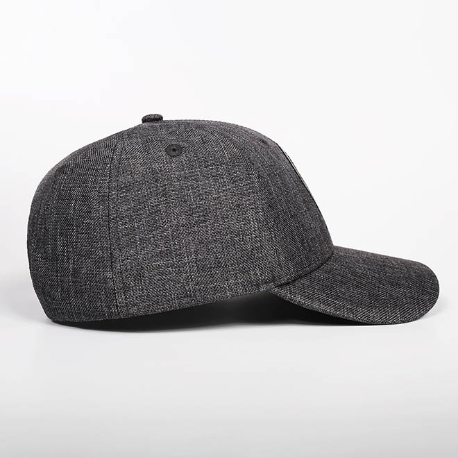 Custom Linen 6 Panel Embroidery Logo Curved Brim Sports Hat Baseball Cap