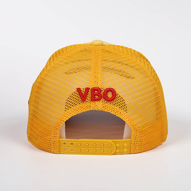 Custom 5 Panel Suede 3D Embroidery Logo Brim Mesh Cap Trucker Hat