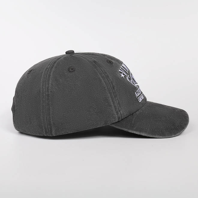 Custom 6 Panel Unstructured Washed Cotton Embroidery Logo Baseball Cap Dad Hat