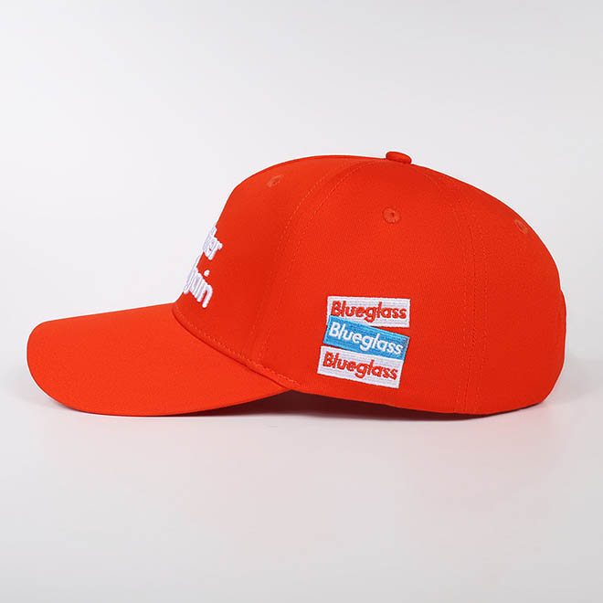 Custom Cotton 5 Panel Curved Brim 3D Embroidery Logo Men Women Baseball Cap