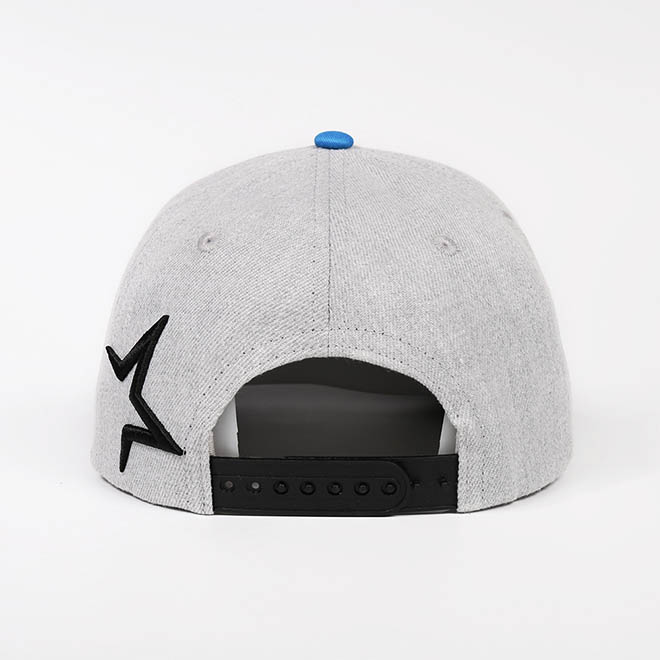 Customise 5 Panel Acrylic 3D Embroidery Logo Printed Sandwich Brim Baseball Cap